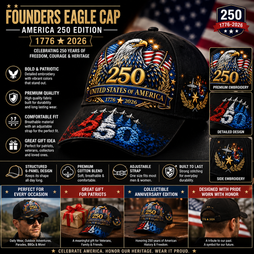 Founders Eagle Cap – America 250 Aviation Edition