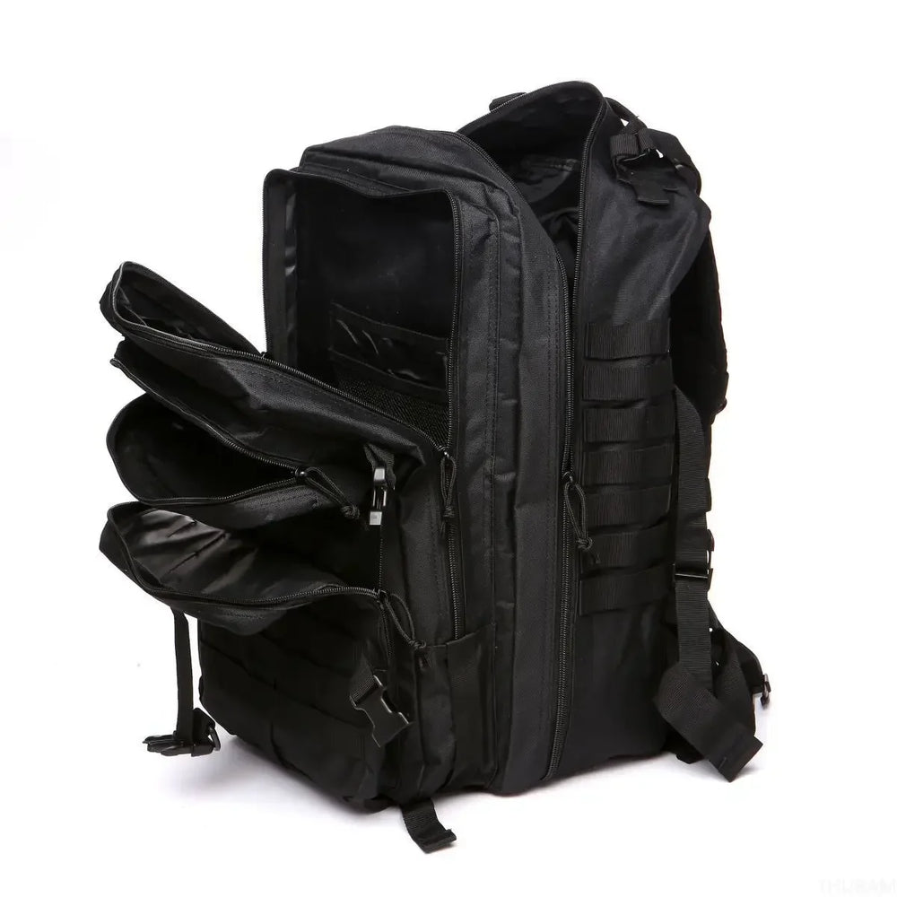 Backpack on a person