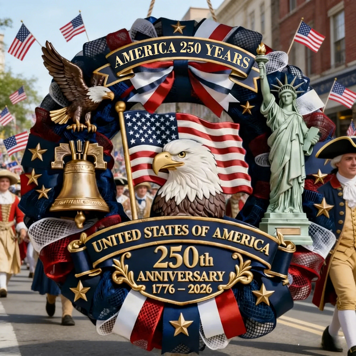 Liberty 250 Ornament – America Anniversary Edition