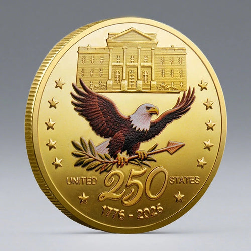 America 250 Commemorative Coin – Gold Edition