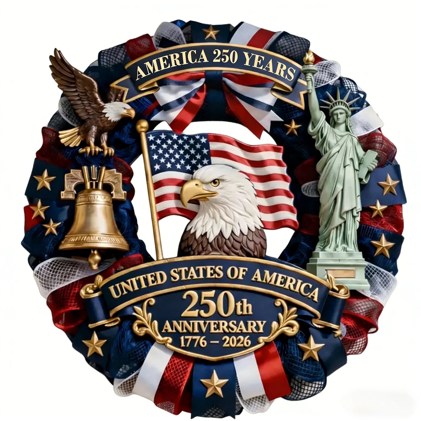 Liberty 250 Ornament – America Anniversary Edition