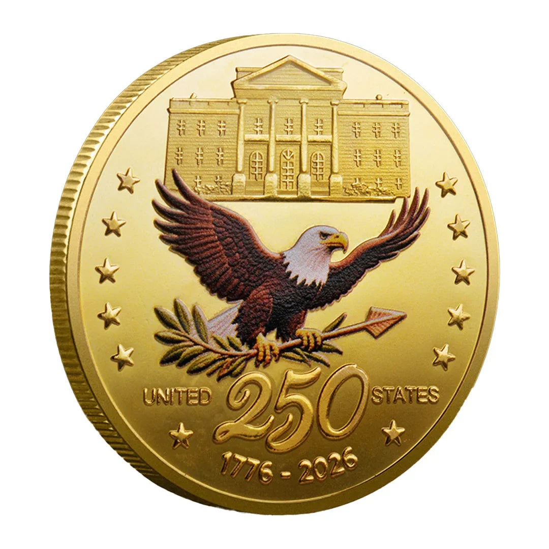 America 250 Commemorative Coin – Gold Edition