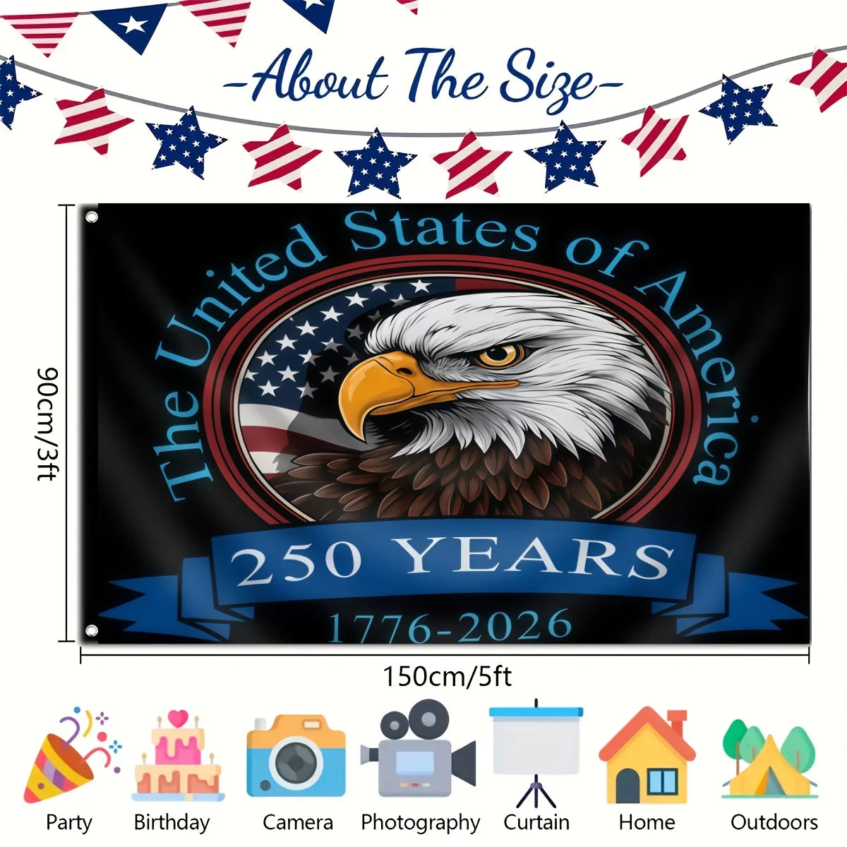 Founders Eagle Flag – America 250th Anniversary Edition